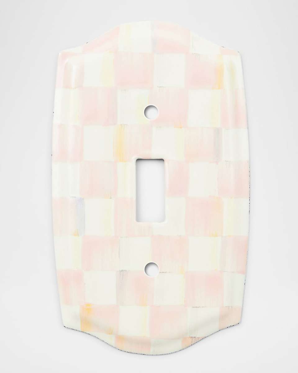 Rosy Check Single Toggle Switch Plate